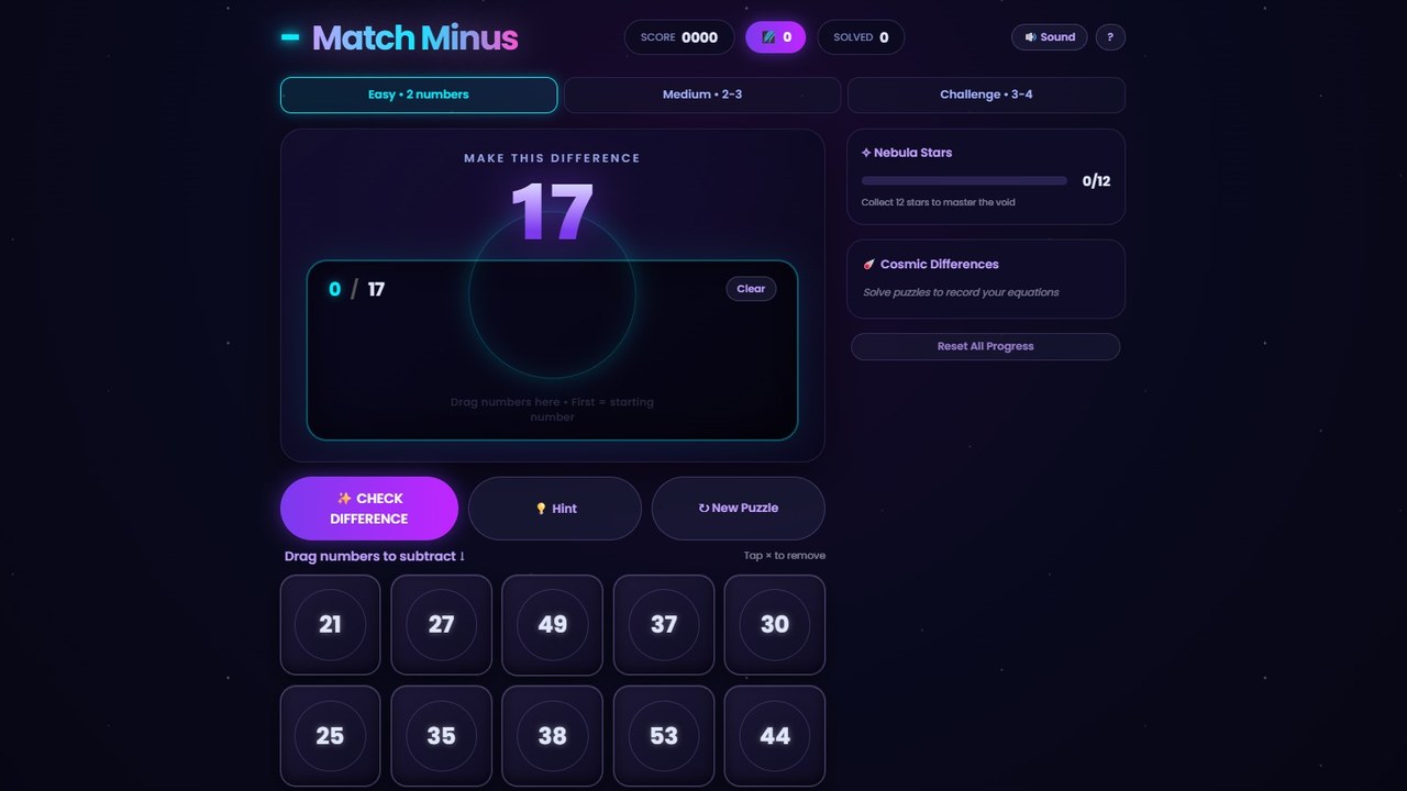 Match Minus